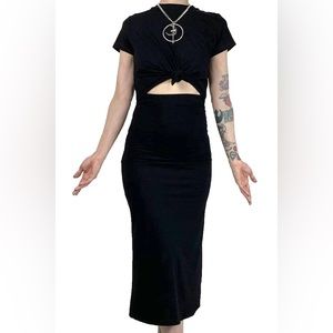 Foxblood tie me up limited edition t-shirt tie dress size L